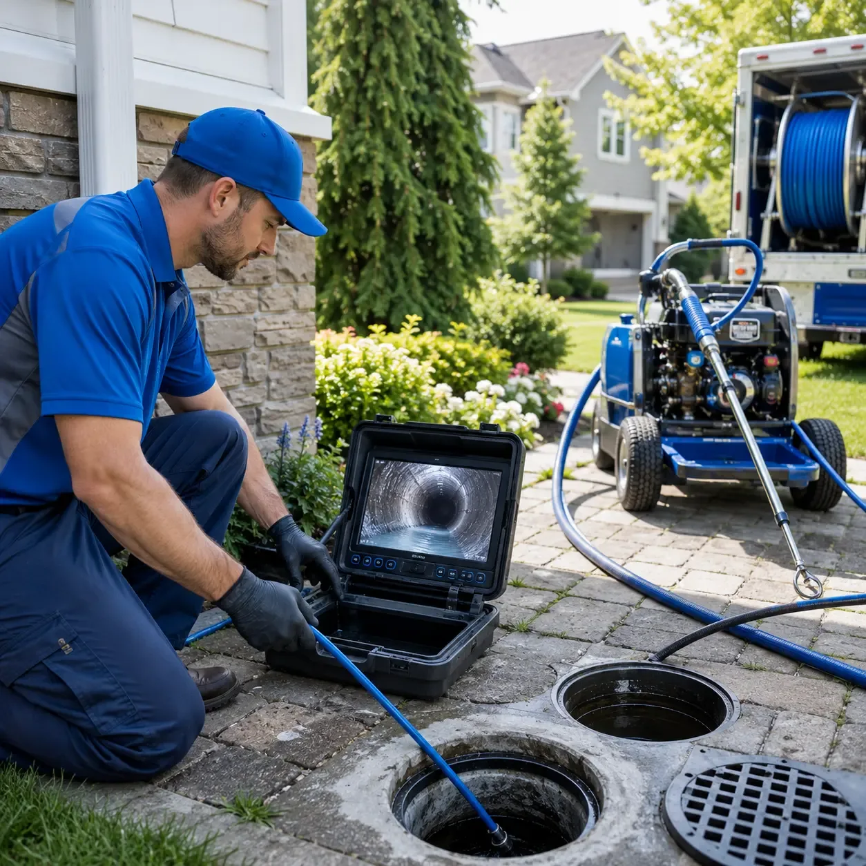 Outdoor drain cleaning professionals serving Stanford, CA